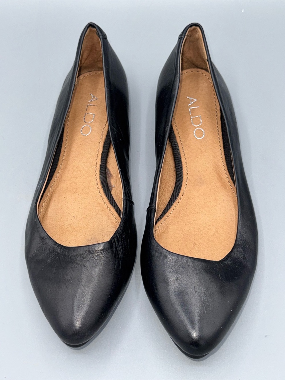 ALDO Women's Black Pointed Toe Flats